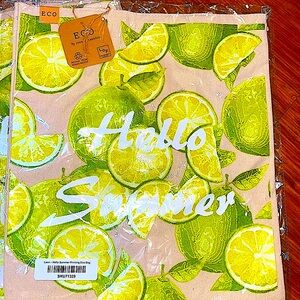 🆕☀️LOF: HELLO SUMMER Lime Eco Bag